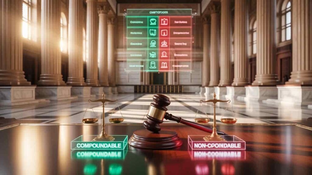 Compoundable and Non-Compoundable Offence